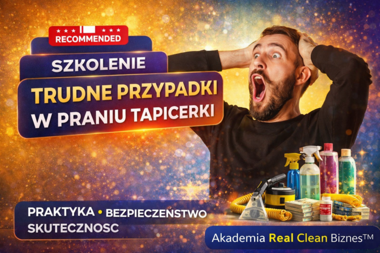 Trudne Przypadki Prania Tapicerki – Szkolenie Uzupełniające