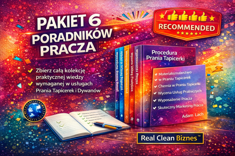 Pakiet wszystkich Poradników Pracza – Ebooki | Akademia Real Clean Biznes™