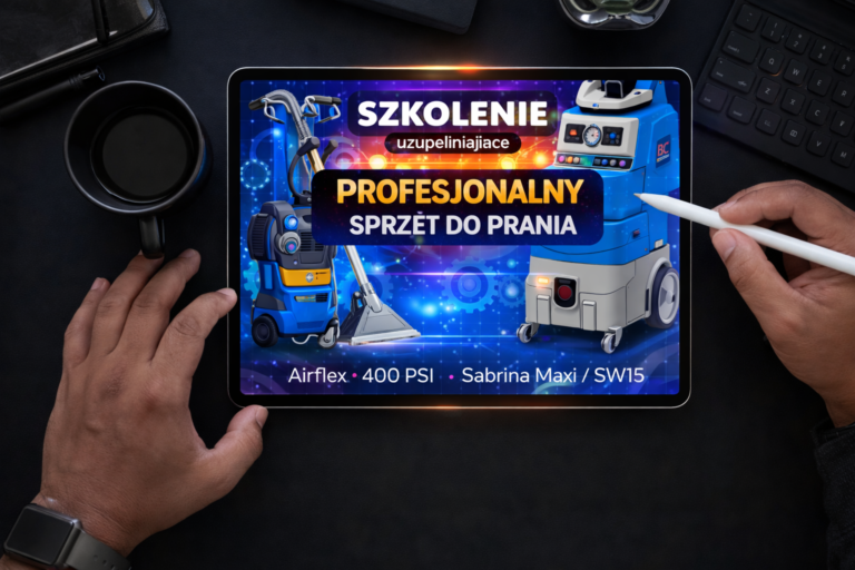 Profesjonalny Sprzęt do Prania – Szkolenie Uzupełniające Akademii Real Clean Biznes™