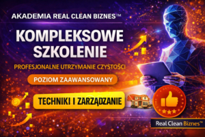 Szkolenie dla Firm Sprzątających – Poziom Zaawansowany | Akademia Real Clean Biznes™